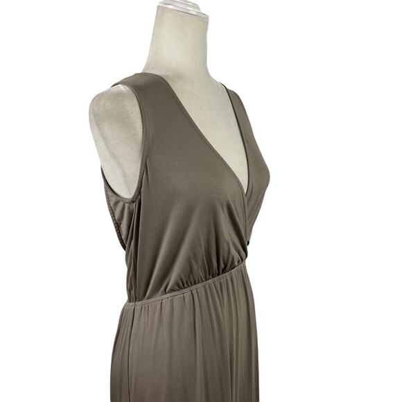 NWT Lulus Surplice Sleeveless Maxi Dress with Side Slit Cutout Back Size Small - Picture 5 of 15